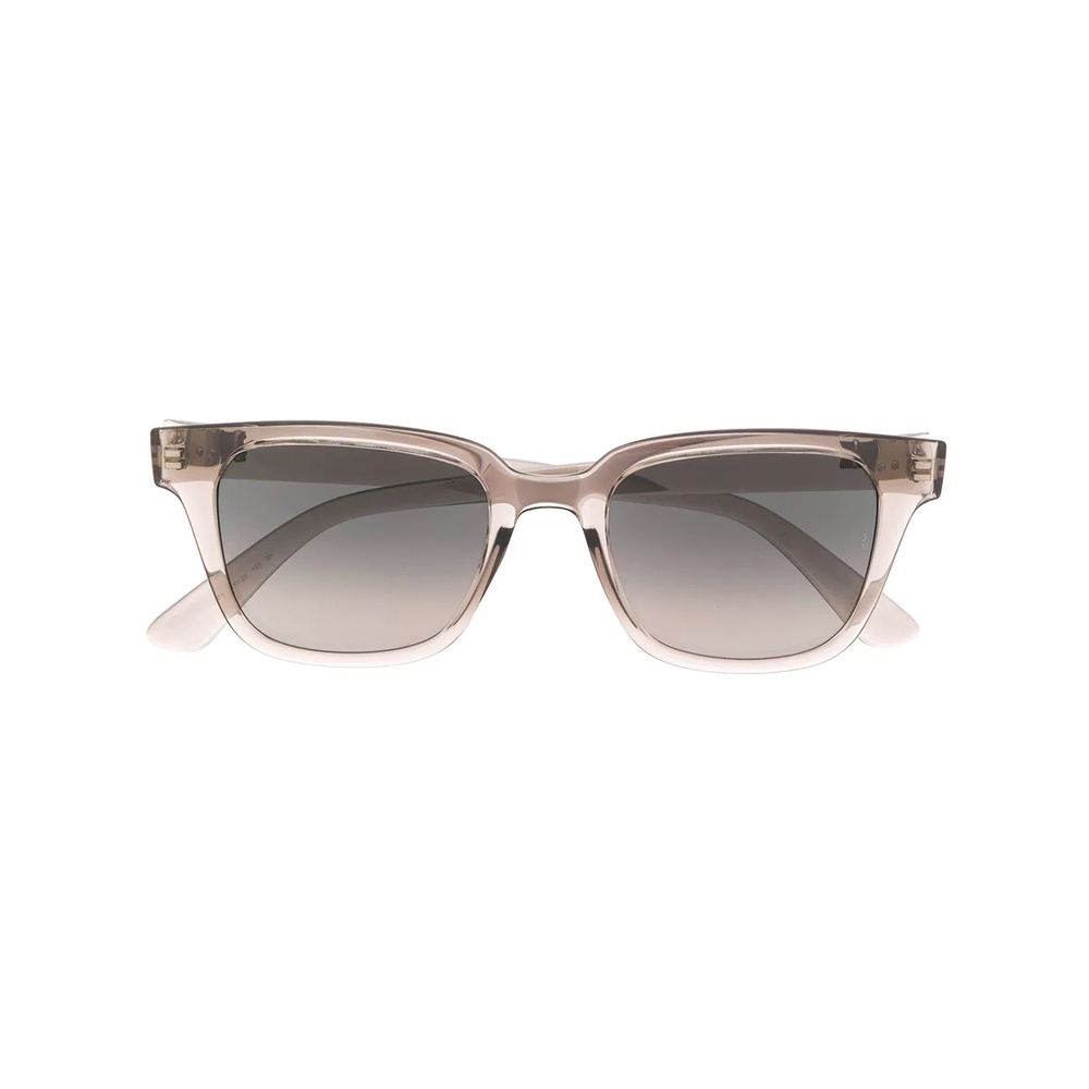 transparent square-frame sunglasses