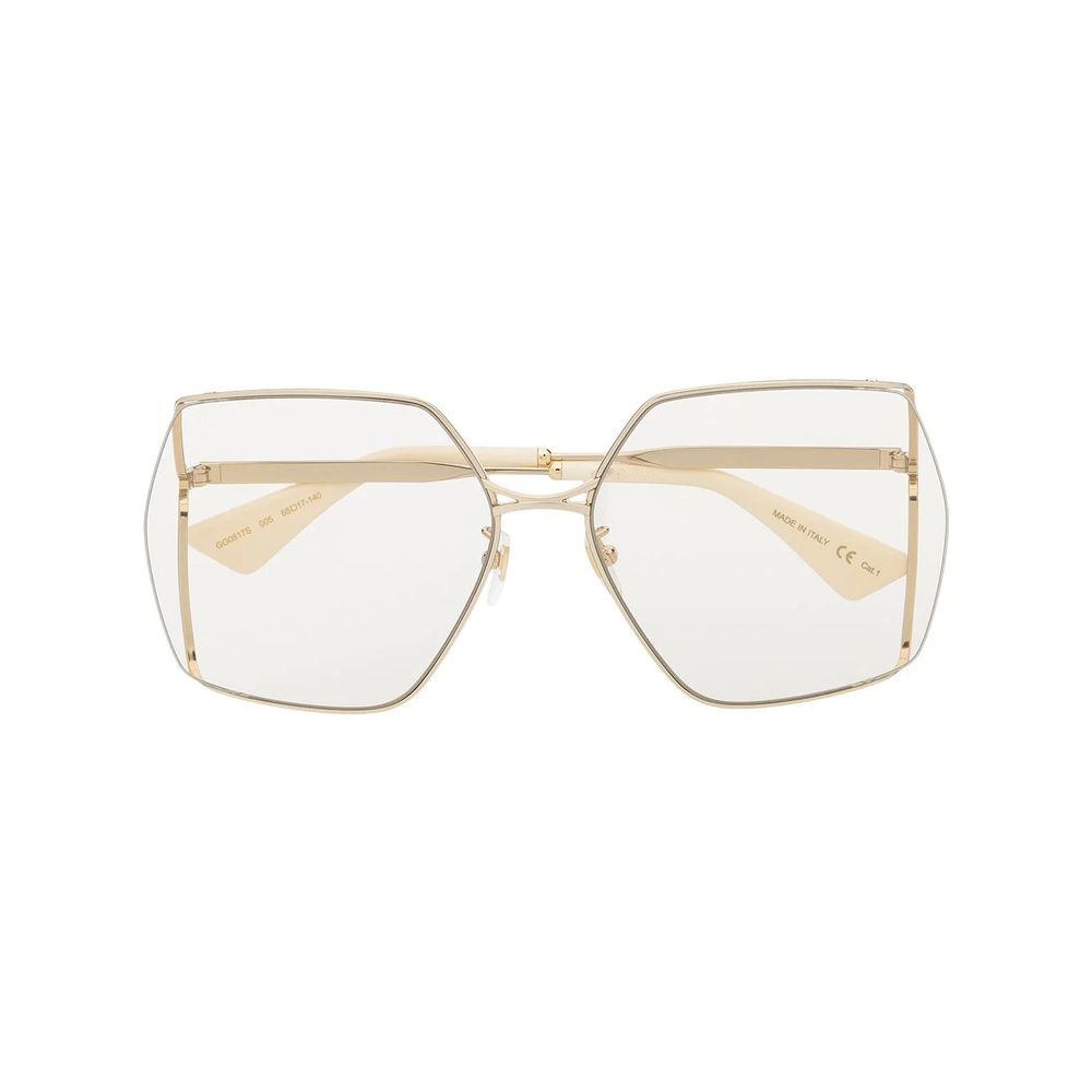 oversized-frame tinted sunglasses
