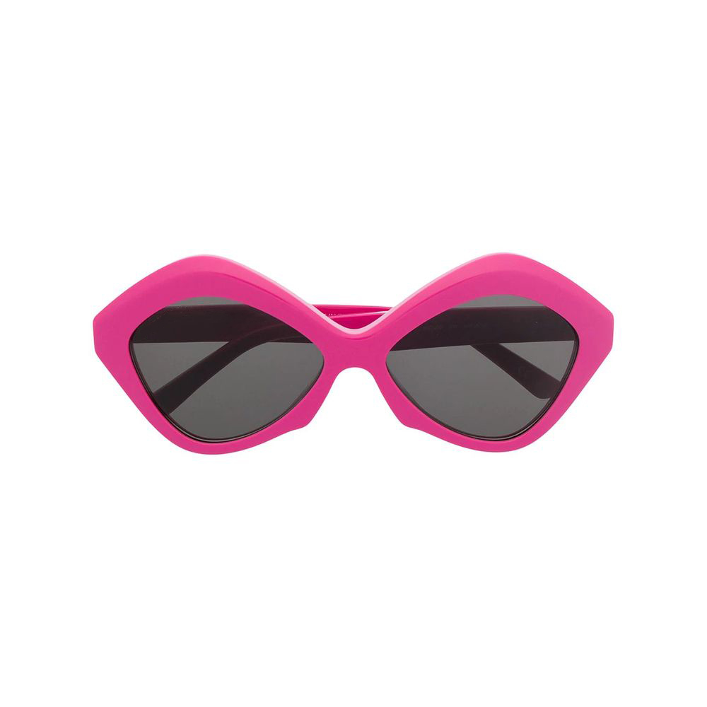 tinted diamond-frame sunglasses
