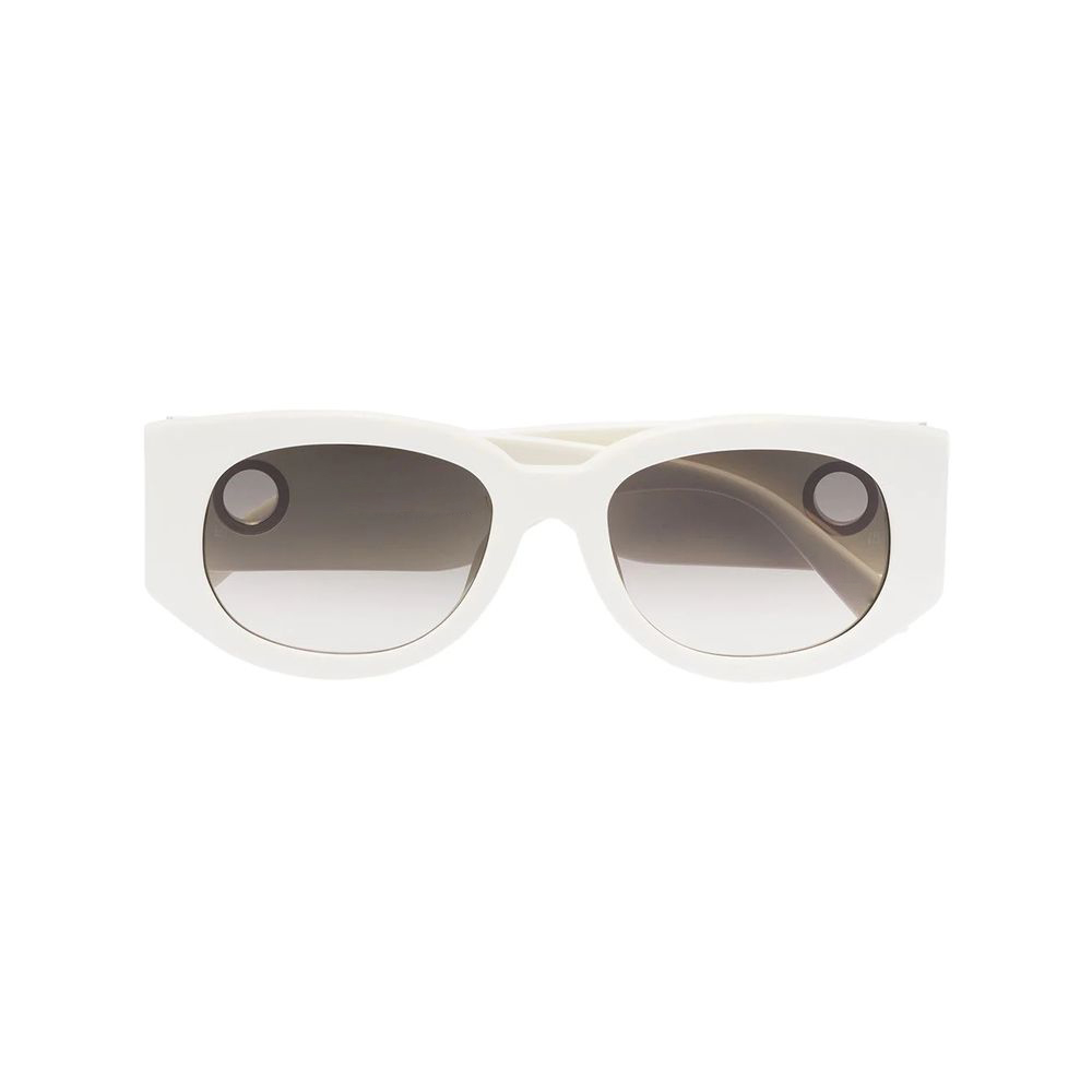 oval-frame sunglasses