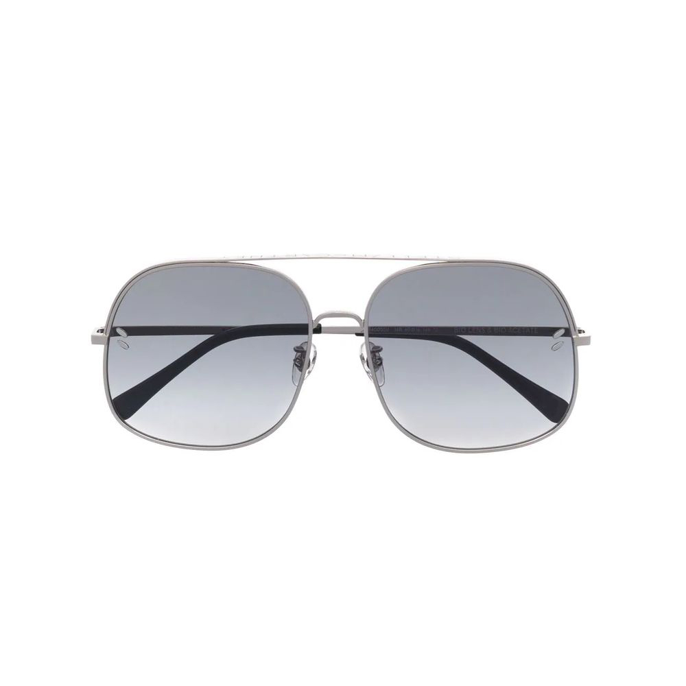 rounded aviator-frame sunglasses